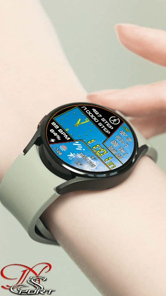 [N-SPORT582]TheColor samsung N-SPORT Watch Face - N-SPORT WATCH FACE