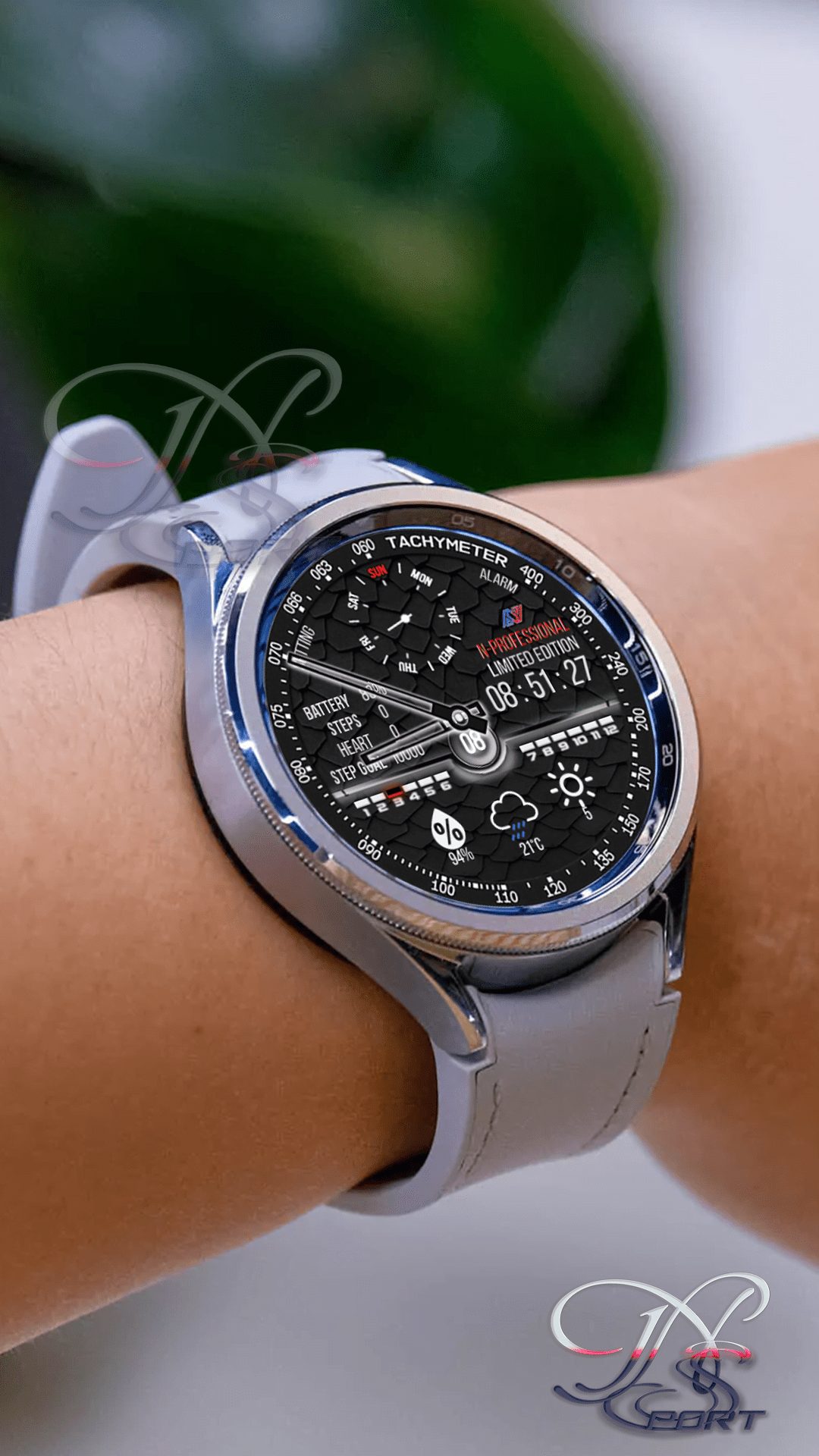 [N-Sport186] Classic N-Sport Watch Face Samsung - N-Sport Watch Face