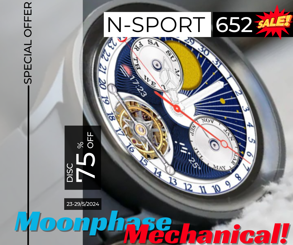 Big Sale 75% N-Sport 652 Watch Face For Samsung Galaxy Watch 4/5/6 - N-Sport Watch Face