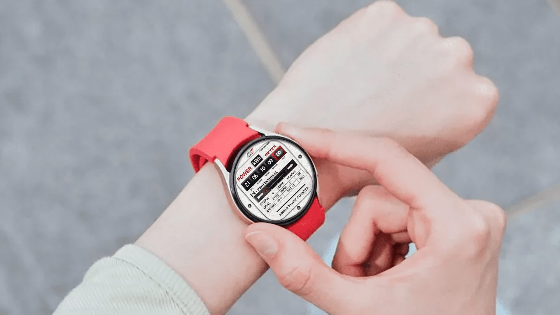 [N-Sport122] Energy Meter N-Sport Watch Face - N-Sport Watch Face