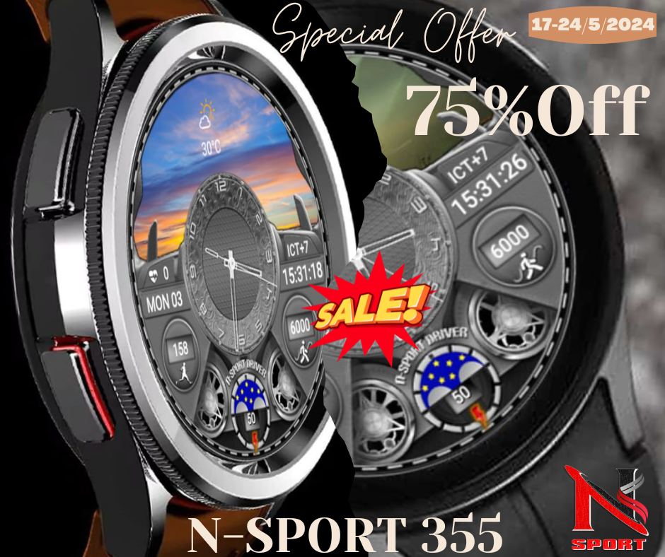 New Season Sale Facebook Post 20240517 090722 0000 Discounts 75% N-Sport 355 Watch Face N-Sport Watch Face