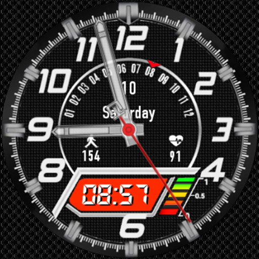 N-SPORT 508 Luxury Hybrid Watch Face for Samsung & Wear OS