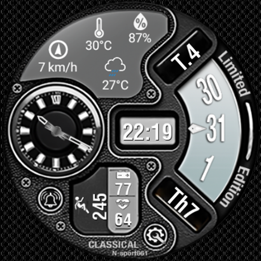 N-SPORT 661 Luxury Hybrid Watch Face for Samsung & Wear OS