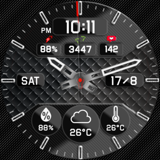 N-SPORT 350 Luxury Hybrid Watch Face for Samsung & Wear OS