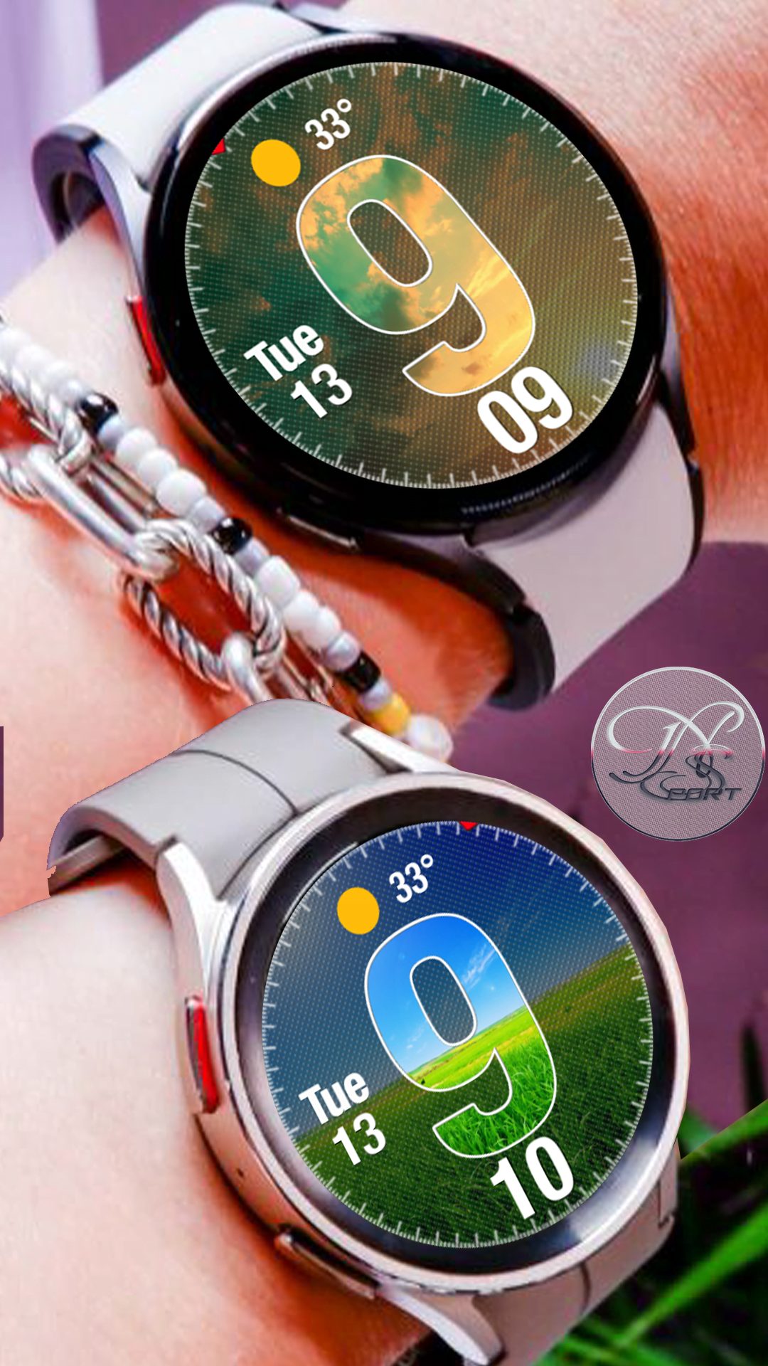 [N-SPORT628] BigDigital Face samsung N-SPORT Watch Face - N-SPORT WATCH FACE