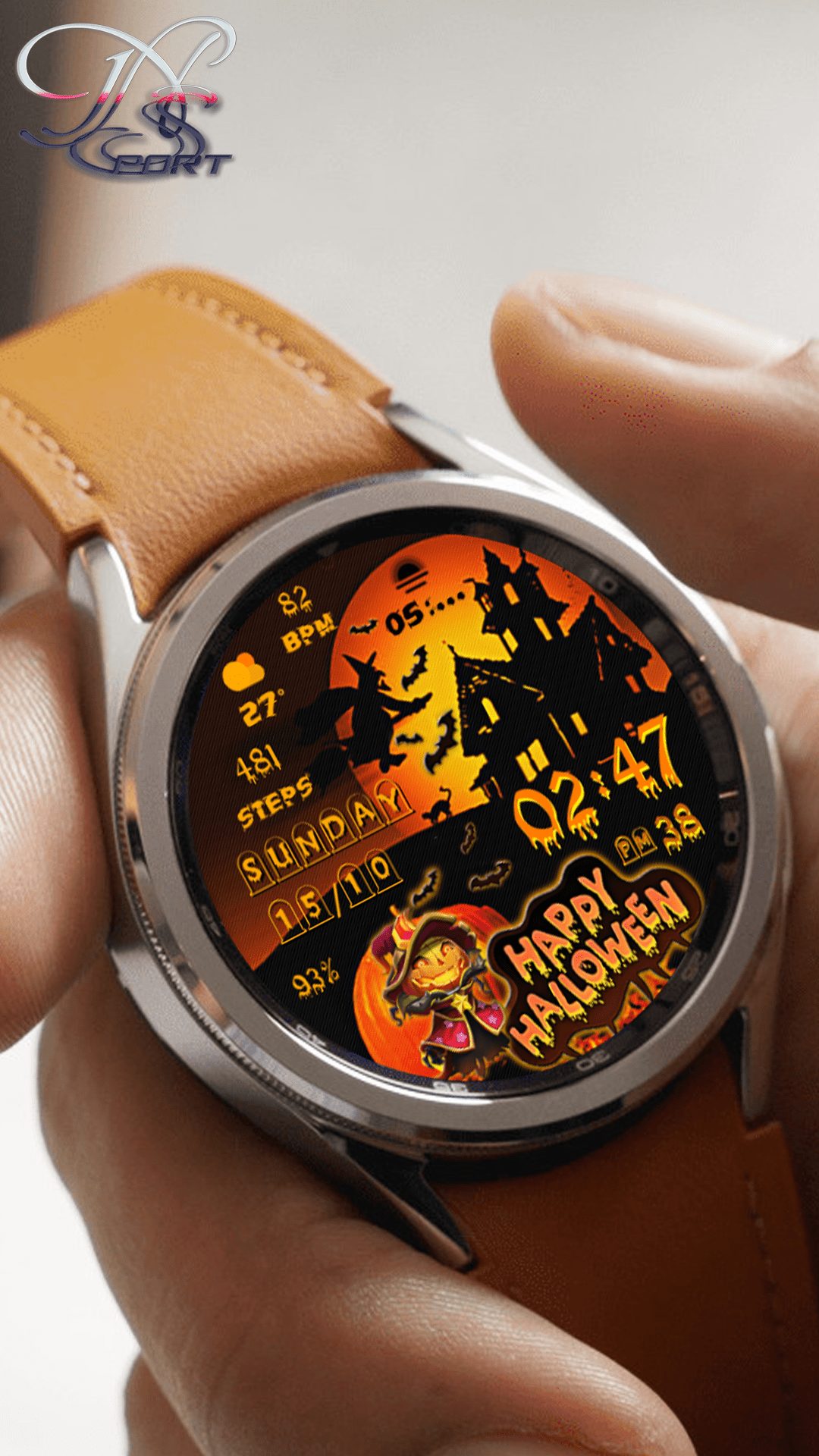 [N-Sport666] Halloween Holiday N-Sport Watch Face - N-Sport Watch Face