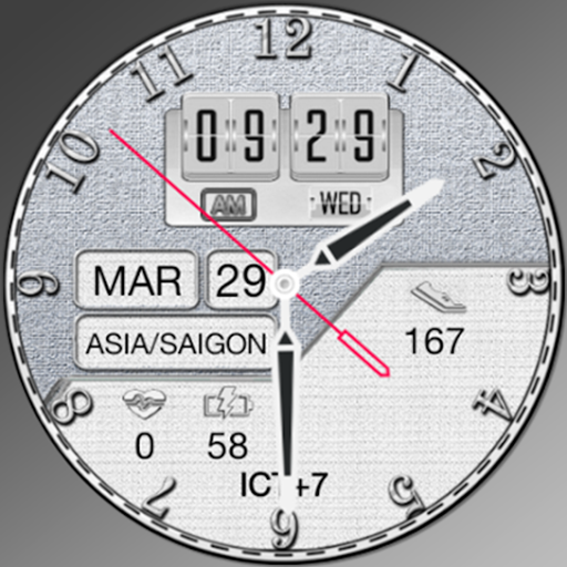 N-SPORT 301 Luxury Digital Watch Face for Samsung & Wear OS