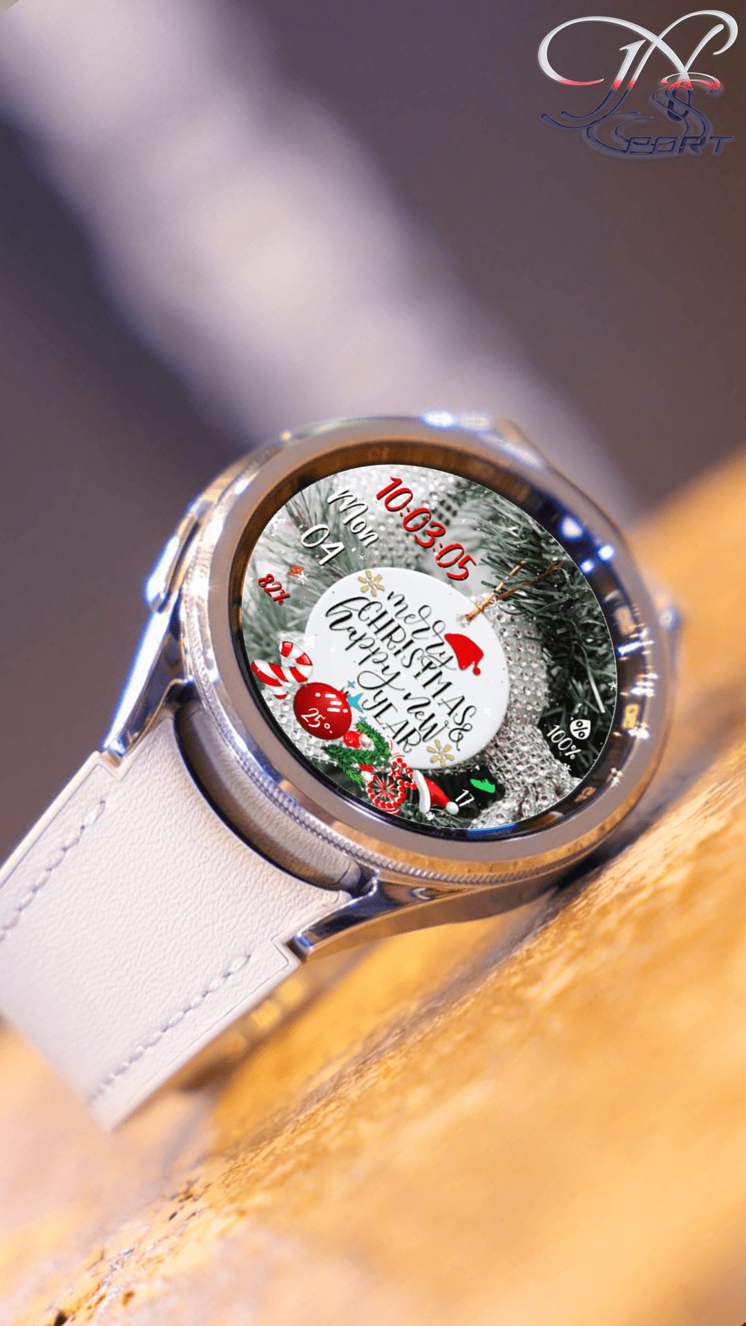 Xmas Newyear Digital Nsport671 N-Sport Watch Face - N-Sport Watch Face