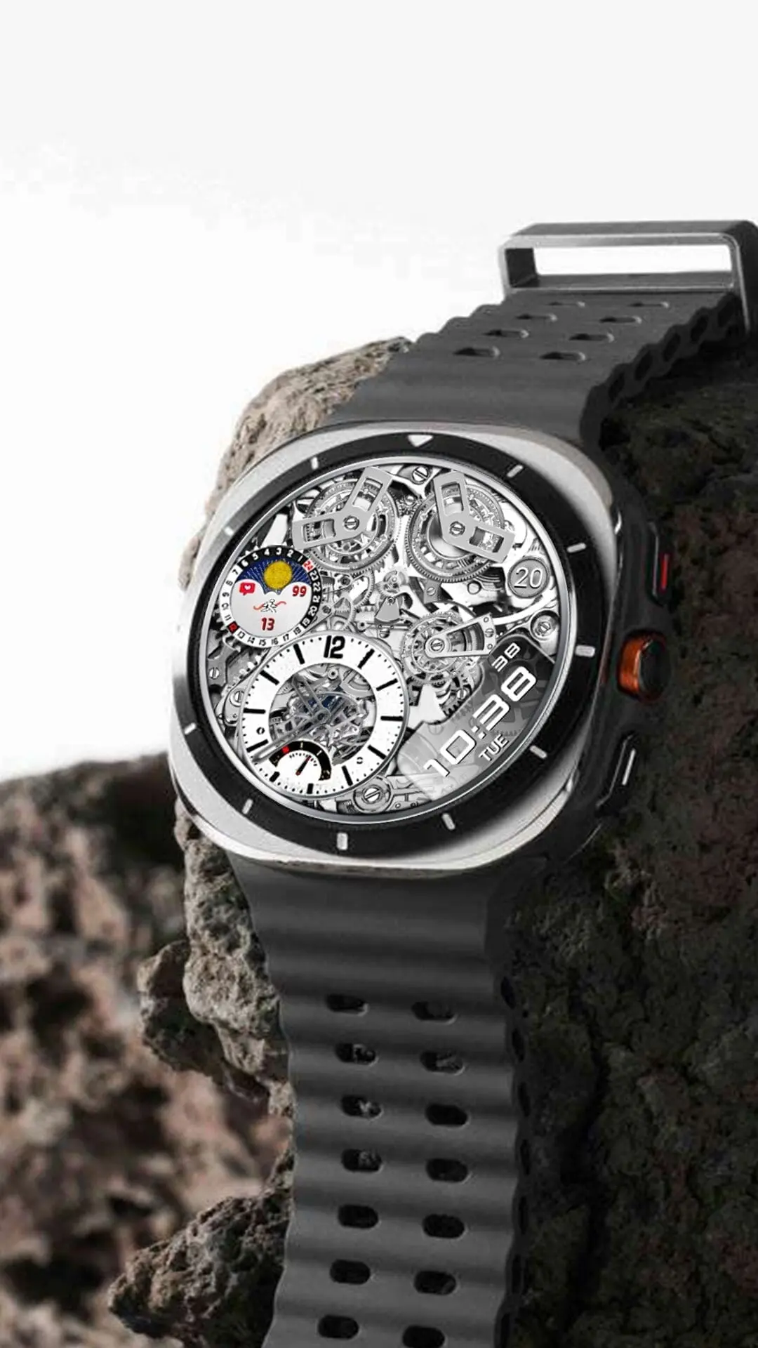 ⏰ Sale Limited: N-Sport214 Mechals Watch Face N-Sport Watch Face Only $0.55! N-Sport Watch Face Sale On N-Sport214 Mechals Watch Face N-Sport Watch Face - A Premium Wear Os Watch Face