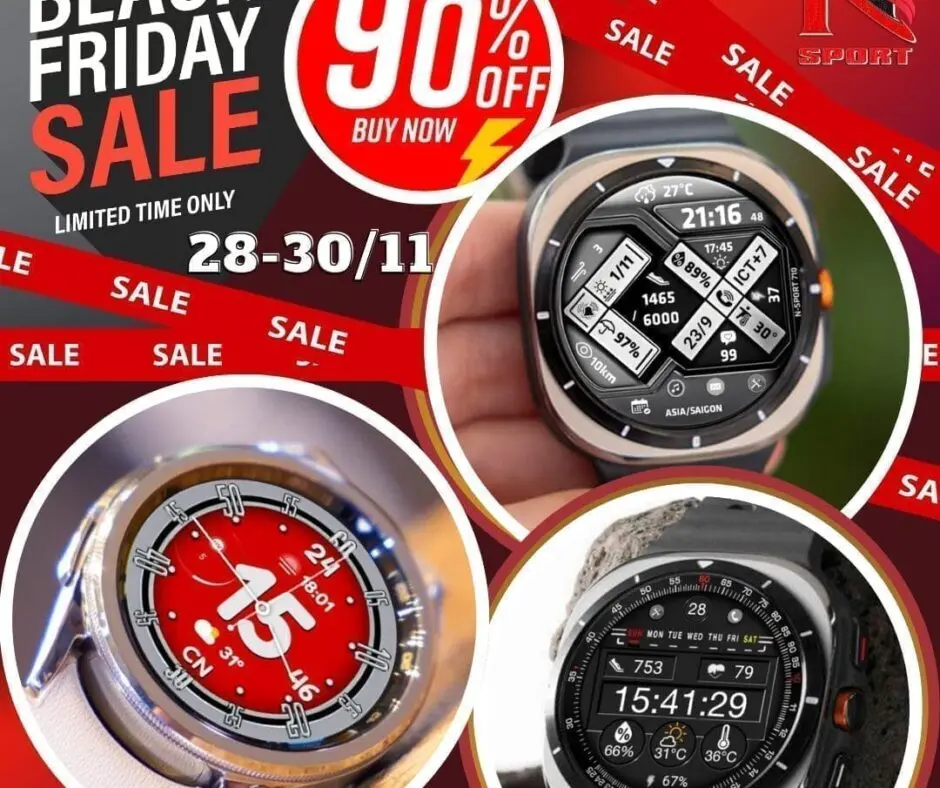 Black Friday Flash Sale 6 N-Sport Watch Face Alert! - N-Sport Watch Face