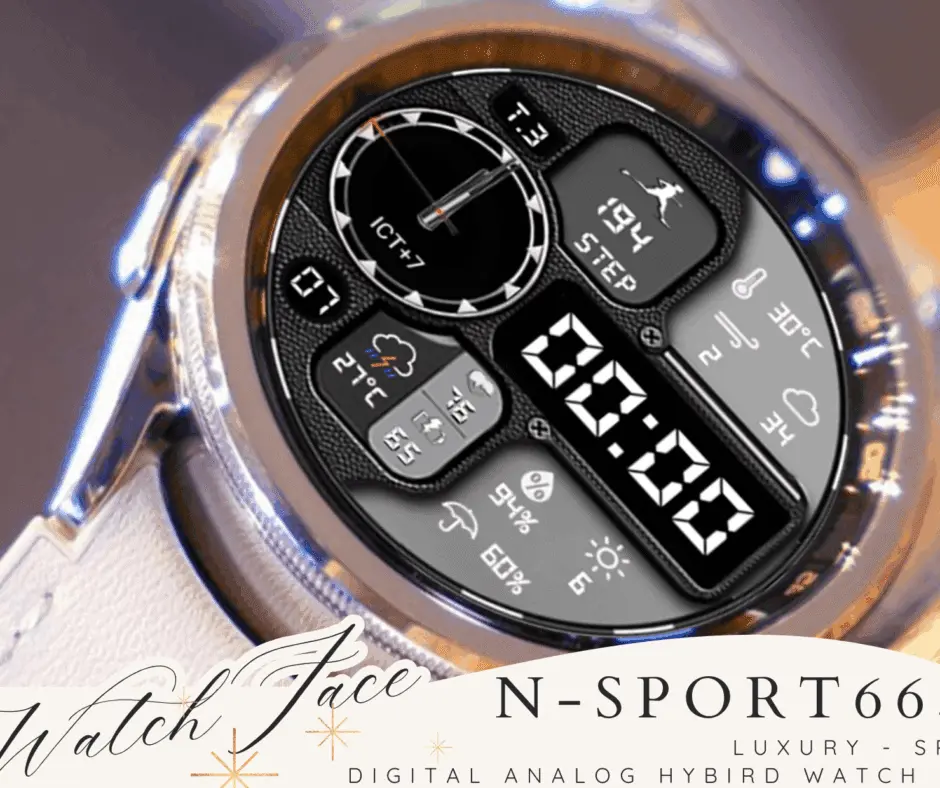 The N-Sport663 Watch Face: Your New Go-To For Style And Function - N-Sport Watch Face