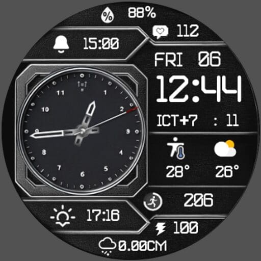 N-SPORT 721 Luxury Hybrid Watch Face for Samsung & Wear OS