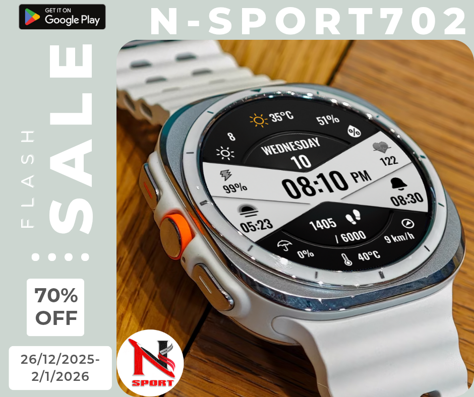 Big Sale Alert: 70% Off On The N-Sport 702 Watch Face! - N-Sport Watch Face