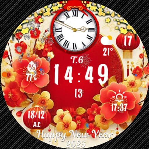 N-SPORT 8 Luxury Digital Watch Face for Samsung & Wear OS