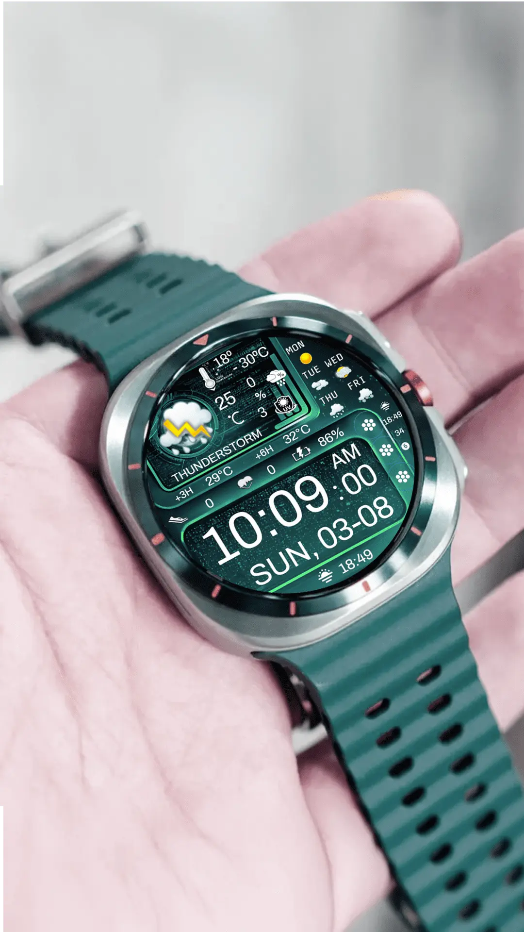 How To Install N-Sport 762 Digital Weather Watch Face For Wearos N-Sport Watch Face N-Sport762-Digital Weather Watch Face
