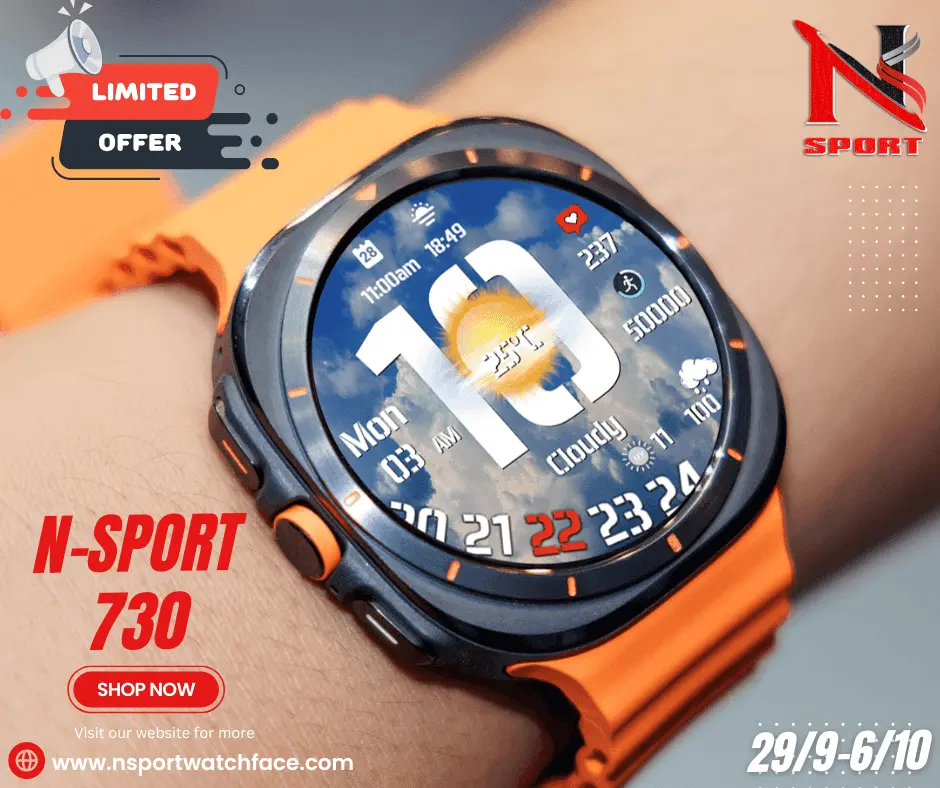 ⏰ Sale Limited: N-Sport 730 Weather Digital Watch Face Only $.57! - N-Sport Watch Face
