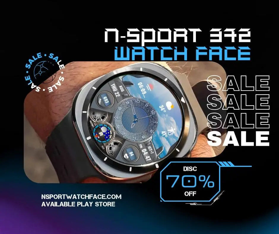 ⏰ Sale Limited: N-Sport372 Driver Tourbillon N-Sport Watch Face Only $0.46! - N-Sport Watch Face