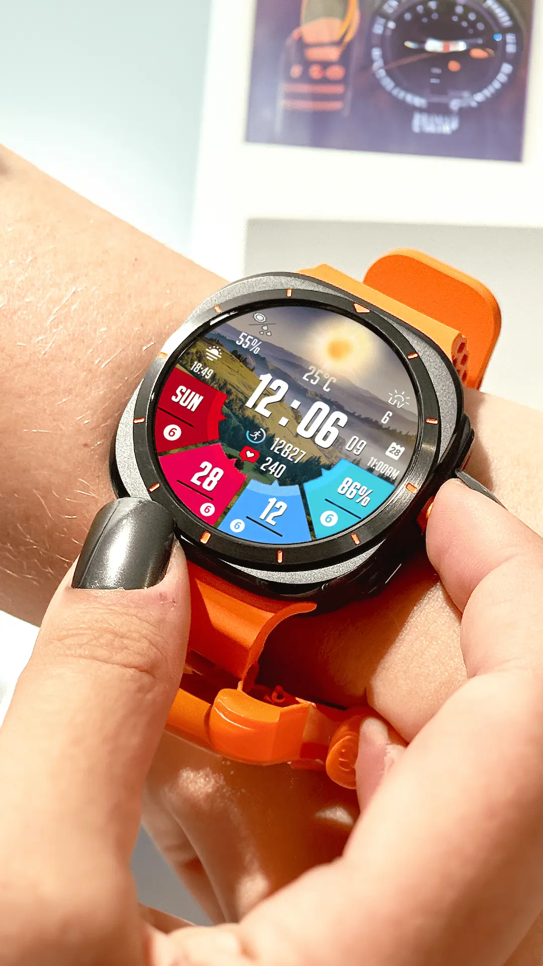 N-Sport 173 Real-Time Weather Digital Watch Face For Samsung &Amp; Wear Os N-Sport Watch Face Review N Sport Watch Face 2 N-Sport 173 Real-Time Weather Digital Watch Face For Samsung &Amp; Wear Os N-Sport Watch Face