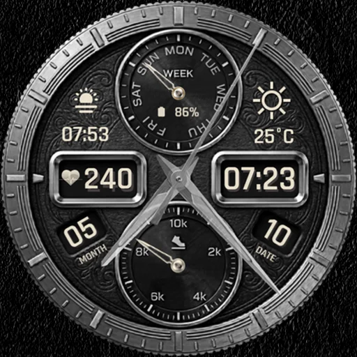 N-SPORT615 Hybird Luxury Watch Face for Samsung & Wear OS