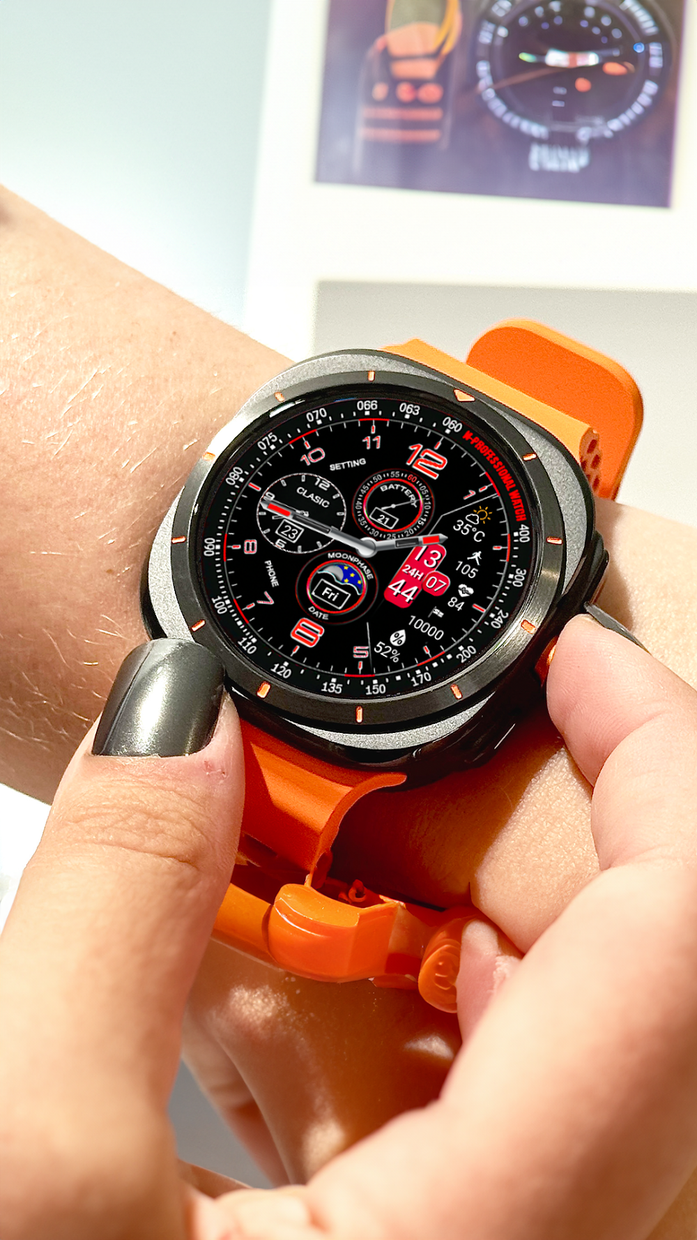 Big Sale 75% N-Sport 242 Watch Face Wearos For Samsung Galaxy Watch4/5/6 N-Sport Watch Face N-Sport 242 Sale Screenshot