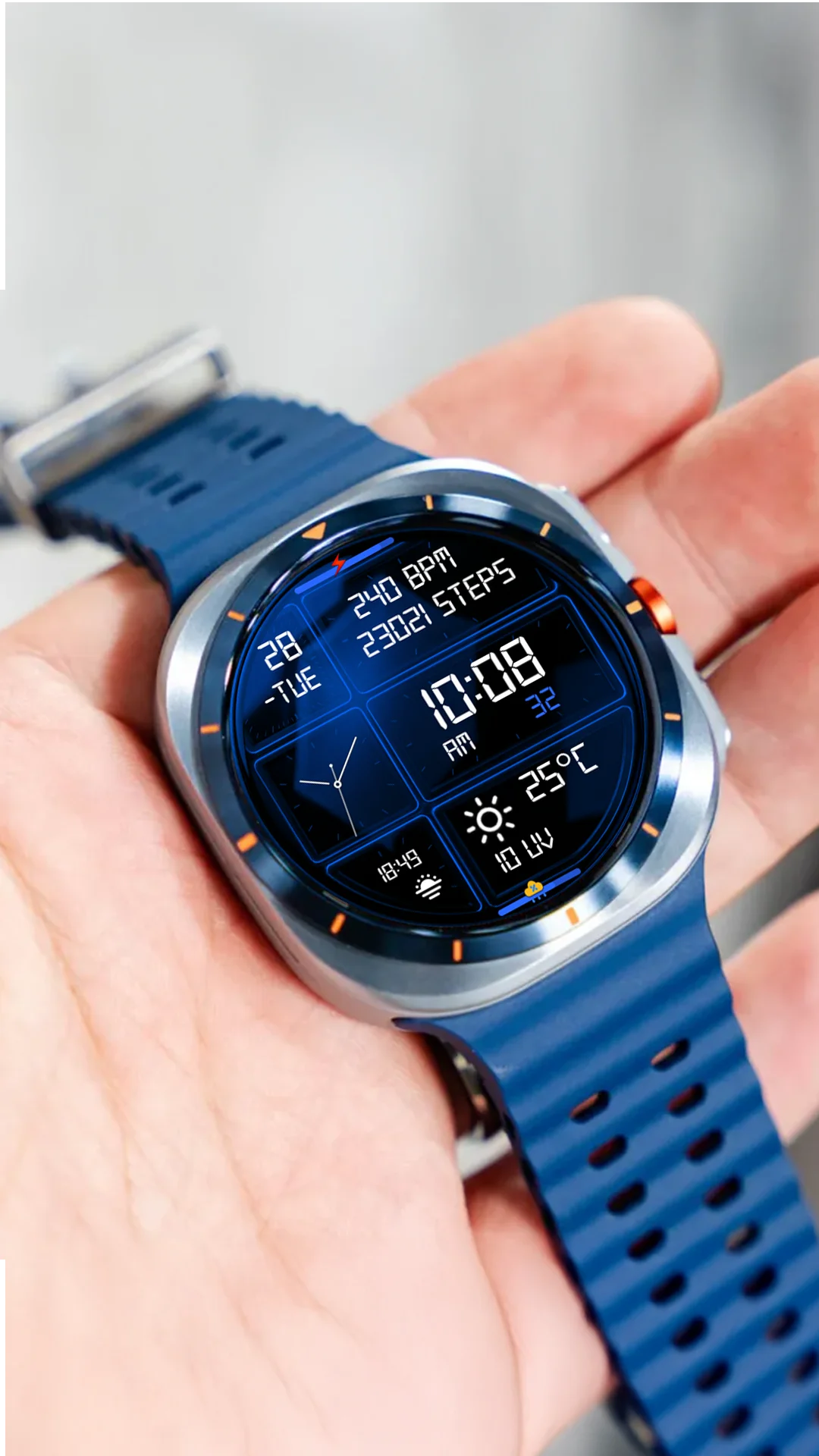 N-SPORT752 Hybrid Watch Face